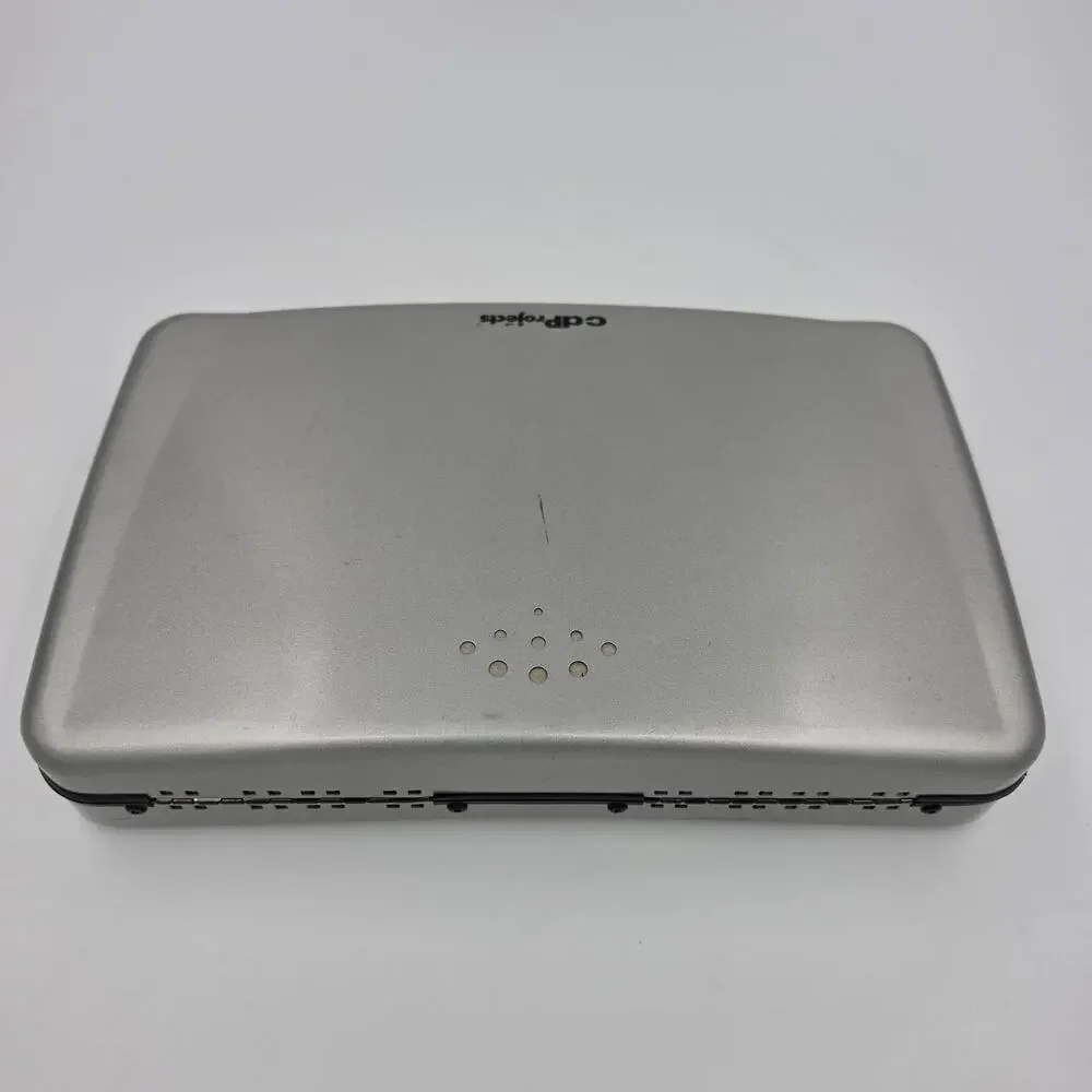 CDProjects Silver Hard Shell CD DVD Holder - 58 Sleeves Included - Holds 60 +